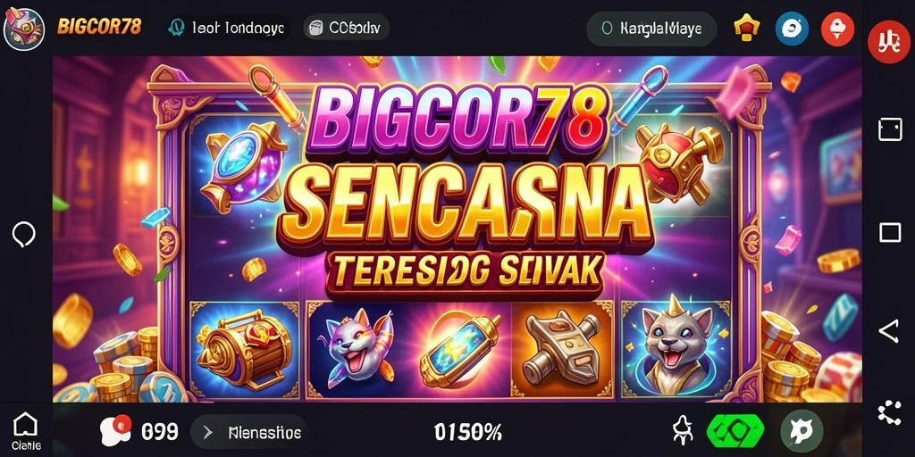 Screenshot utama BIGCOR78 yang menunjukkan gameplay Slot yang seru.