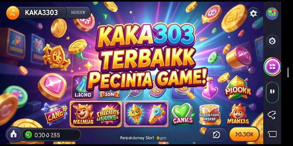 Gameplay seru KAKA303 dengan berbagai tema slot.