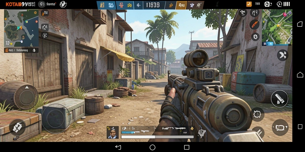 Tampilan gameplay menegangkan dari KOTA189 dengan aksi yang seru.