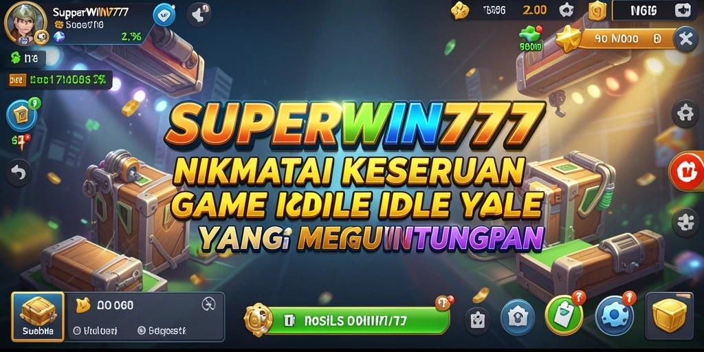 Tangkapan layar utama SUPERWIN777 menunjukkan gameplay menarik dan antarmuka yang user-friendly.